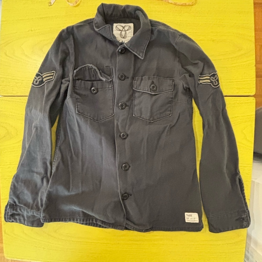 early 2010s TNA army jacket shirt looking for best offer black